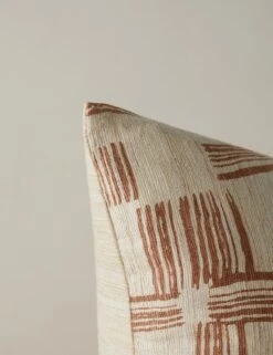 Crossmarks Silk Pillow By Élan Byrd -Home Decor Sale CrossmarksSilkPillowbyElanByrd Terracotta Square A0657274 164 Product