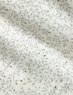 Dainty Leaves Linen Fabric By Rylee + Cru -Home Decor Sale Dainty Leaves Fabric Blue L0483342 Product 0763