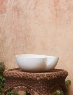Dempsy Low Planter By Sarah Sherman Samuel -Home Decor Sale DempsyLowPlanter Eggshell Large 17 x6 A0657323 1