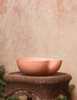 Dempsy Low Planter By Sarah Sherman Samuel -Home Decor Sale DempsyLowPlanter Sienna Large 17 x6 A0657324 1