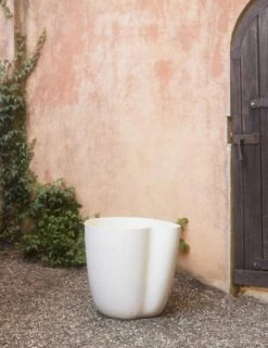 Dempsy Planter By Sarah Sherman Samuel -Home Decor Sale DempsyPlanter Eggshell Large 20 x20 A0657327 1