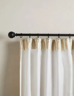 Painterly Stripe Linen Curtain Panel By Sarah Sherman Samuel -Home Decor Sale DraperyHooksApplicationImage1536 Product