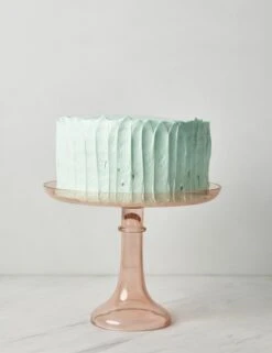 Glass Cake Stand By Estelle Colored Glass