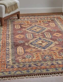 Cornado Hand-Knotted Wool Rug -Home Decor Sale FIL 6929F REDMLT LS