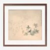 Flower Study 1 Print By Yun Bing -Home Decor Sale FlowerStudy 1WalnutMatted