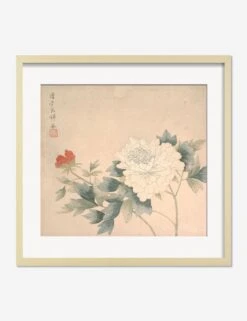 Flower Study 2 Print By Yun Bing -Home Decor Sale FlowerStudy 2NaturalMatted