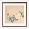 Flower Study 2 Print By Yun Bing -Home Decor Sale FlowerStudy 2walnutMatted