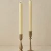 Fluted Church Taper (Set Of 2) By Greentree Home -Home Decor Sale FlutedChurchTaperCandlebyGreenTreeHome Cream A0659675copy