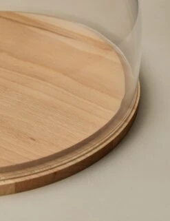 Glass Dome With Wood Base By EtúHOME -Home Decor Sale GlassDomewithWoodBasebyetuHOME Medium L0481942 Product 0057