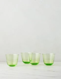 Grace Leadfree-Crystal Glassware By Ann Demeulemeester X Serax -Home Decor Sale GraceLeadfree CrystalGlass setof4 Green L0475641 0905 81b0f463 aff2 4981 b398 621d946d324d