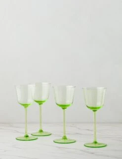 Grace Leadfree-Crystal Glassware By Ann Demeulemeester X Serax -Home Decor Sale GraceLeadfree CrystalWhiteWineGlass setof4 Green L0475638 0891 a5097367 c483 476b 91e0 ed0628133a9c