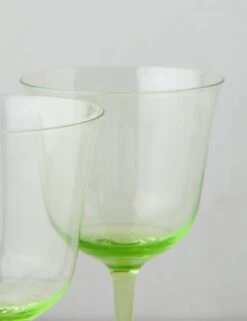 Grace Leadfree-Crystal Glassware By Ann Demeulemeester X Serax -Home Decor Sale GraceLeadfree CrystalWhiteWineGlass setof4 Green L0475638 0893 94dc80fe d3d4 477a 8b7b 3d6c2b20dec5