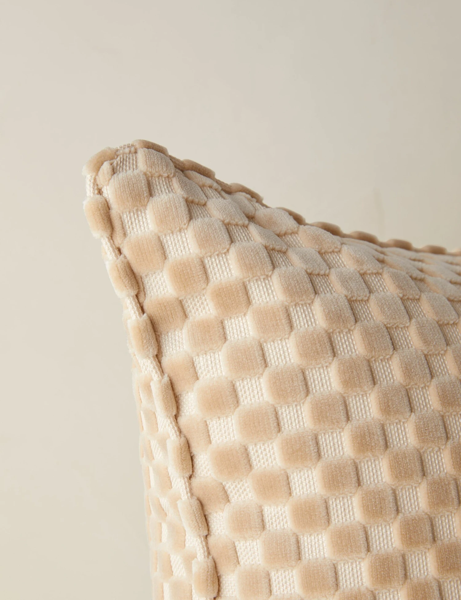 Hi-Lo Checker Velvet Pillow By Sarah Sherman Samuel 6 Hi-Lo Checker Velvet Pillow By Sarah Sherman Samuel - Image 4