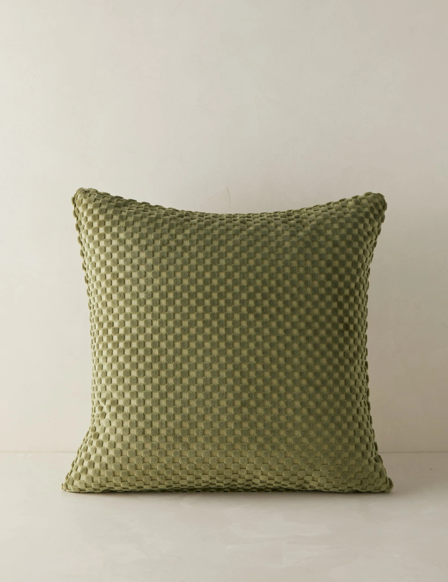 Hi-Lo Checker Velvet Pillow By Sarah Sherman Samuel 3 Hi-Lo Checker Velvet Pillow By Sarah Sherman Samuel