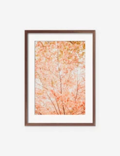 Pastel Fall Tree Photography Print By Ingrid Beddoes -Home Decor Sale IngridPastelFallTreeWalnutFrame