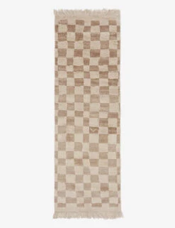 Irregular Checkerboard Rug By Sarah Sherman Samuel -Home Decor Sale IrregularCheckerboardRugbySarahShermanSamuel Natural2.6x8 3884 1000x ccf441f1 c14a 4436 84a4 3f8fa6430884