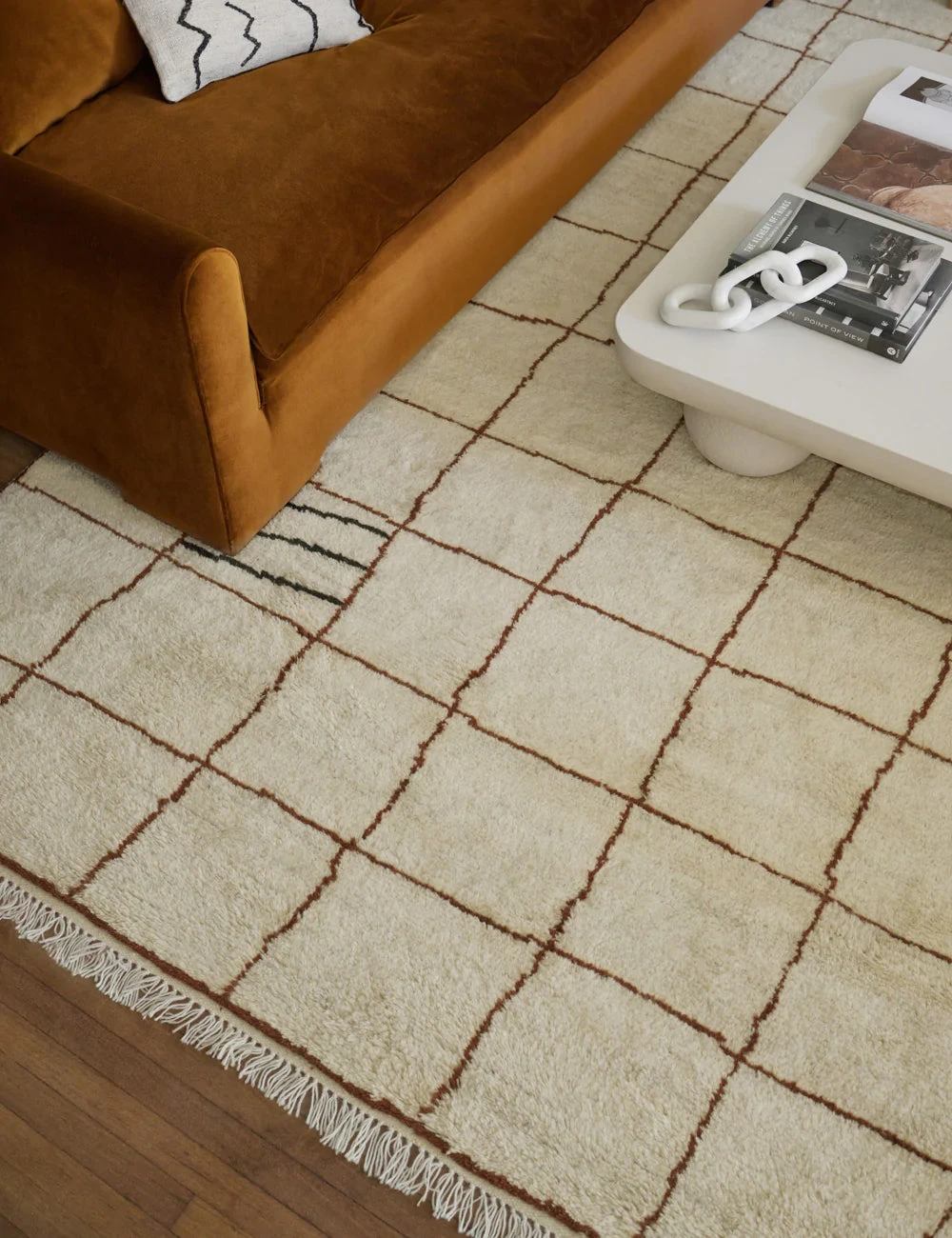 Irregular Grid Rug By Sarah Sherman Samuel 6 Irregular Grid Rug By Sarah Sherman Samuel - Image 4