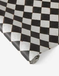 Vintage Check Textured Peel + Stick Wallpaper By Jeremiah Brent -Home Decor Sale JB4215 contrast vintage check peel stick wallpaper roll L G