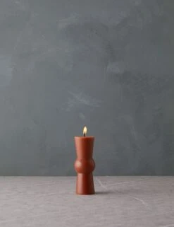 Josee Candle By Greentree Home -Home Decor Sale JoseePilars Terracotta Medium 15010