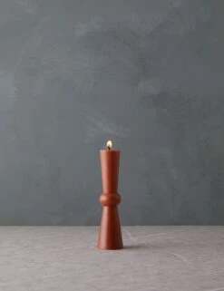 Josee Candle By Greentree Home -Home Decor Sale JoseePilars Terracotta Tall 15007