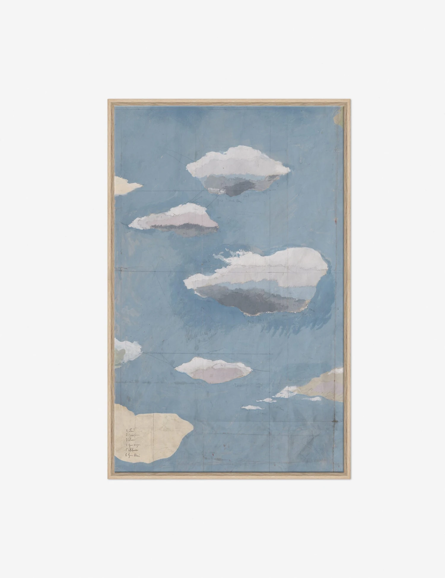 Cloudscape Triptych Print By Paule Marrot 4 Cloudscape Triptych Print By Paule Marrot - Image 2