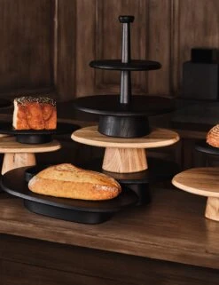 Dune Ash Wood Cake Stand By Kelly Wearstler X Serax -Home Decor Sale KWSerax2023 18