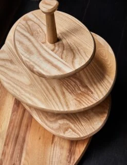 Dune Ash Wood Cake Stand By Kelly Wearstler X Serax -Home Decor Sale KWSerax2023 47