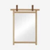Kendyl Leather Strap Mirror -Home Decor Sale KendylWallMirror 4982