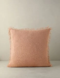 Kimber Linen Pillow -Home Decor Sale KimberLinenPillow Blush Square A0657517B Product 0322