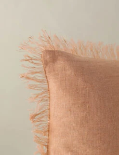 Kimber Linen Pillow -Home Decor Sale KimberLinenPillow Blush Square A0657517B Product 0326