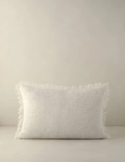 Kimber Linen Pillow -Home Decor Sale KimberLinenPillow Ivory Lumbar A0657516B Product 0335
