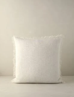 Kimber Linen Pillow -Home Decor Sale KimberLinenPillow Ivory Square A0657515B Product 0314