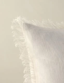 Kimber Linen Pillow -Home Decor Sale KimberLinenPillow Ivory Square A0657515B Product 0316