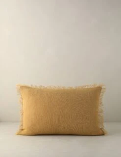 Kimber Linen Pillow -Home Decor Sale KimberLinenPillow Marigold Lumbar A0657514B Product 0329