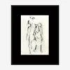 Figure Sketch 1 Wall Art By ZBC House -Home Decor Sale LG ZBC FigSketch1 16X20 BB Product
