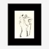 Figure Sketch 4 Wall Art By ZBC House -Home Decor Sale LG ZBC FigSketch4 16X20 BB Product