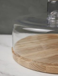 Lotta Glass Serveware By LSA International -Home Decor Sale LSAInternationalLottaCheeseandPastriesDome 0177