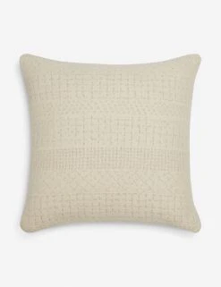 Larchmont Indoor / Outdoor Pillow By Sunbrella For Lulu And Georgia -Home Decor Sale LarchmontIndoor OutdoorPillow Ivory A0652661B 2593