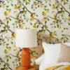 Lemon Birds Grasscloth Wallpaper By Nathan Turner -Home Decor Sale Lemon Birds Grasscloth RS