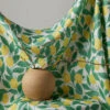 Lemons On Natural On Linen By Nathan Turner -Home Decor Sale LemonsLinenFabricbyWallshoppe YellowandGreen L0474205