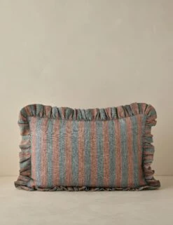 Amaroso Linen Ruffle Pillow -Home Decor Sale LitaLinenPillow RoseandIndigo Lumbar A0658638 Product 0457