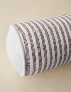 Littu Indoor / Outdoor Striped Bolster Pillow By Sarah Sherman Samuel -Home Decor Sale LittuIndoorOutdoorStripedBolsterPillow Brown3