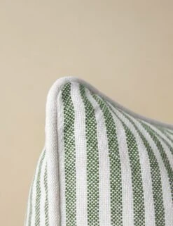 Littu Indoor / Outdoor Striped Pillow By Sarah Sherman Samuel -Home Decor Sale LittuIndoorOutdoorStripedPillow Moss2