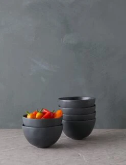 Livia Stoneware Dinnerware By Costa Nova -Home Decor Sale LiviaCerealBowl Setof6 byCasafina Black L0467320 2013 fa89b328 3f77 4288 9422 4e8ff9667515