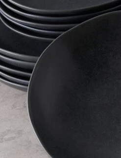Livia Stoneware Dinnerware By Costa Nova -Home Decor Sale LiviaDinnerware 18 PieceSet byCasafina Black L0467305 1970 64cca0d8 f8c1 4762 b13c df9d974dee9f