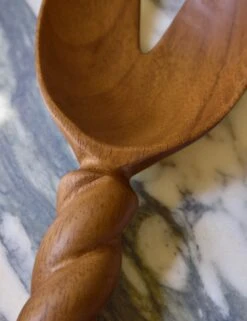 Braided Wood Serving Set By Sarah Sherman Samuel -Home Decor Sale Lulu and Georgia BraidedWoodServingUtensilsbySarahShermanSamuel A0658992 2 Product