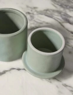 Julep Butter Keeper By Sarah Sherman Samuel -Home Decor Sale Lulu and Georgia JulepButterBellbySarahShermanSamuel GreenSpeckle A0658984 4 Product