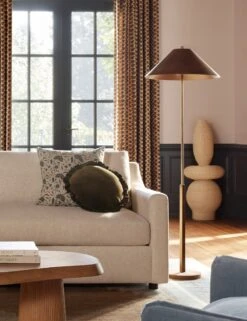 Lilia Decorative Floor Vase -Home Decor Sale Lulu and Georgia 11 Sofa Vignette 1386 Lifestyle With basket 2