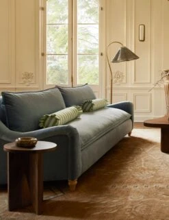 Amaroso Linen Ruffle Bolster Pillow -Home Decor Sale Lulu and Georgia 15 LivingRoomIII 6265 V1 2 LIFESTYLE Site Crop 2 LIFESTYLE