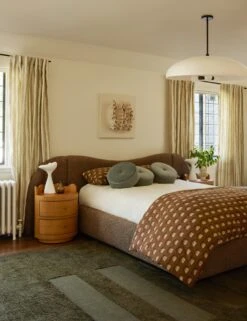 Janna Linen Pillow By Sarah Sherman Samuel -Home Decor Sale Lulu and Georgia 17 Bedroom2 0657 Site Crop Lifestyle